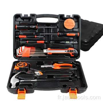 Ensemble d&#39;outils de matériel domestique 19PCS Boîte de maintenance portable